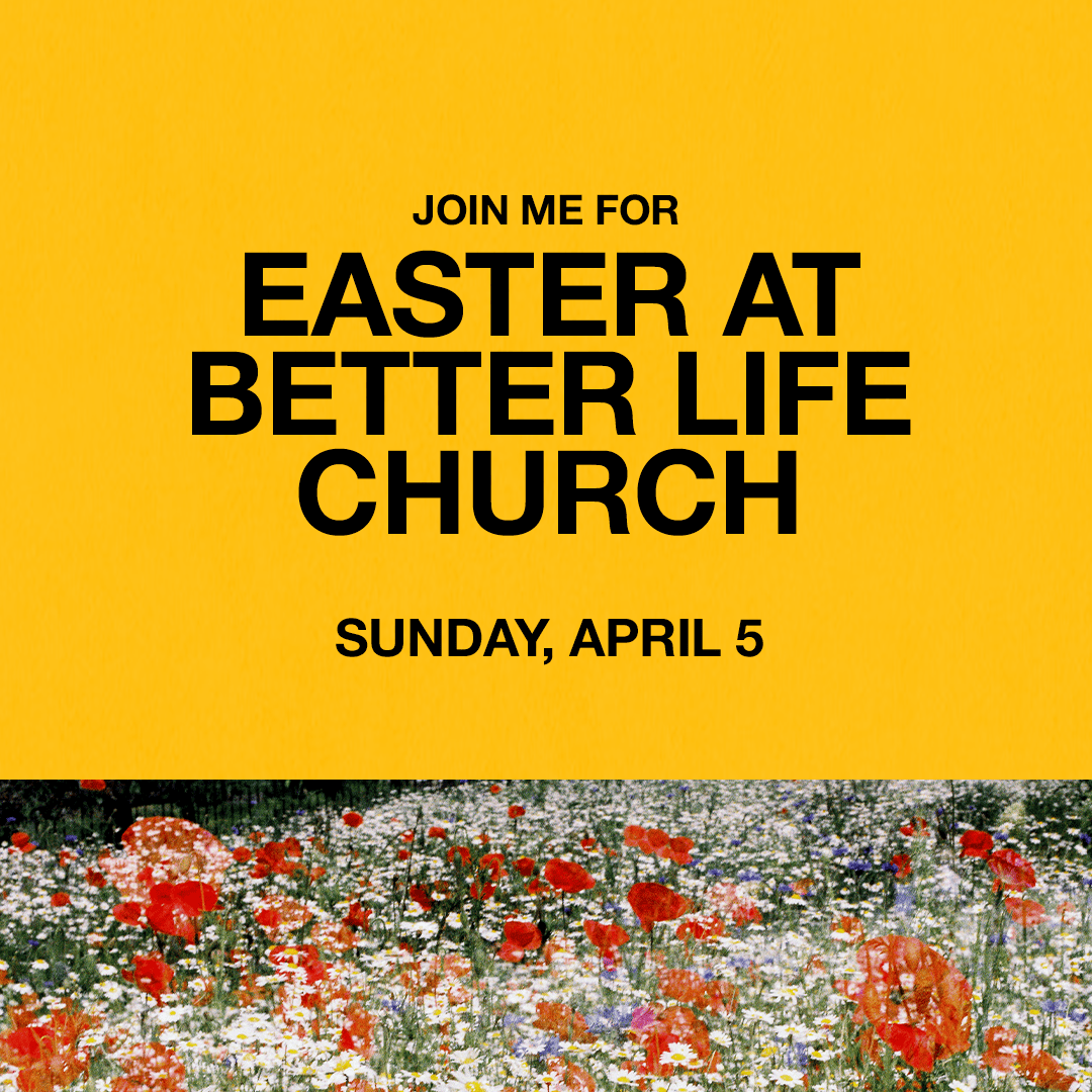 Easter Square Invite Graphic